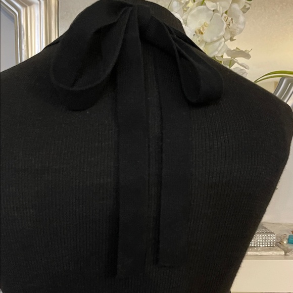 NWT Diane Von Furstenberg For Target Poppy Sweater knit halter tie back size XL - Picture 5 of 7